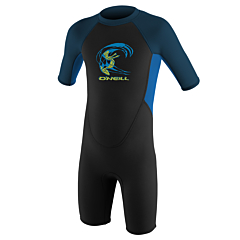 O'Neill Toddler Reactor II 2mm Spring Wetsuit - Black/Ocean/Slate