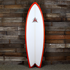 Gary Hanel C-Fish 6'0 x 21 ½ x 2 13/16 Surfboard - Red/Orange • DAMAGED