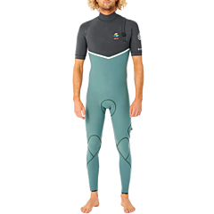 Rip Curl E-Bomb 2/2 Short Sleeve Zip Free Wetsuit